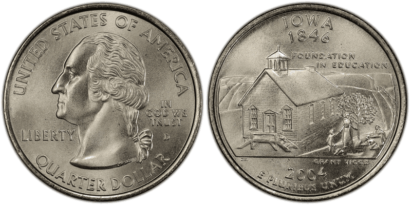 2004 (D) Iowa State Quarter