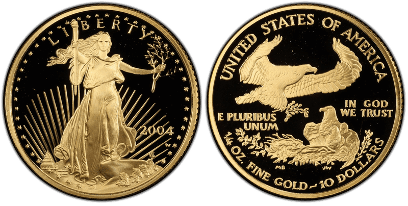 2004 (W) Proof American Eagle Ten Dollar Gold