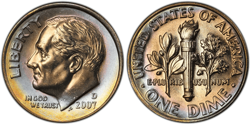 2007 Roosevelt Dime