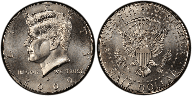2009 (D) Satin Finish Kennedy Half Dollar