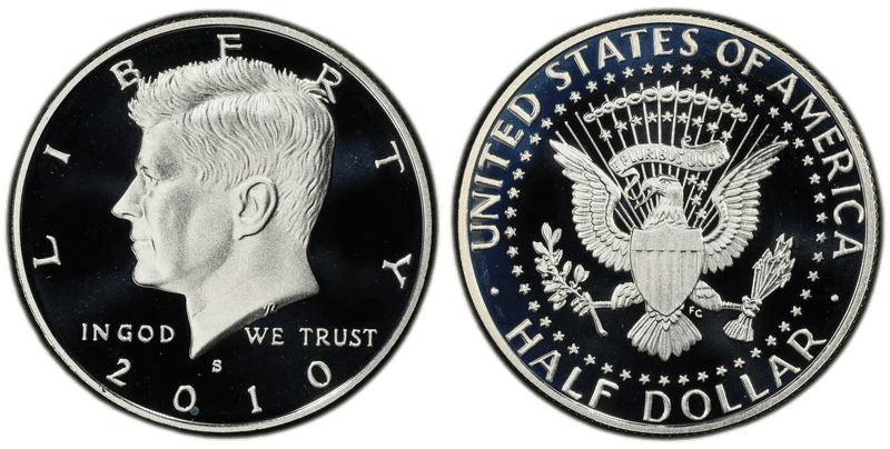 2010 (S) Proof Silver Kennedy Half Dollar