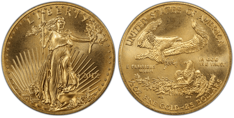 2012 American Eagle Twenty Five Dollar Gold