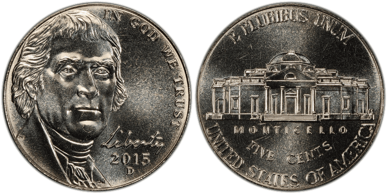 2015 Jefferson Nickel