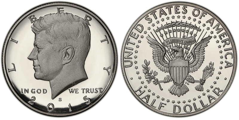 2015 (S) Proof Kennedy Half Dollar
