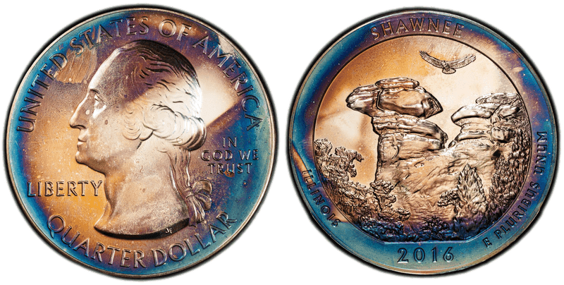 2016 (P) Shawnee National Park 5 oz Silver Quarter