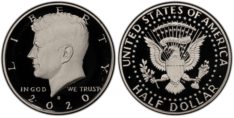 2020 (S) Proof Kennedy Half Dollar