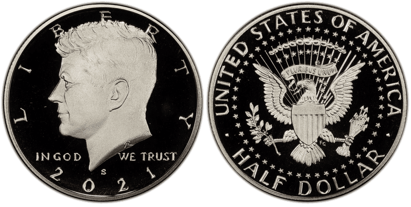 2021 (S) Proof Kennedy Half Dollar