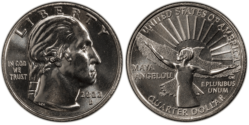 2022 (D) Maya Angelou Quarter