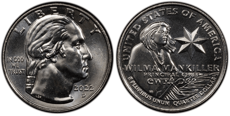 2022 (P) Wilma Mankiller Quarter