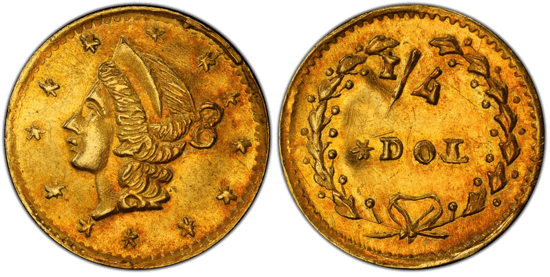 No Date Gold Quarter - BG-204C