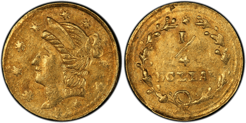 No Date Gold Quarter - BG-209A
