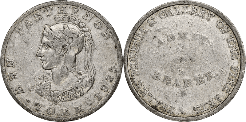(1825) Token HT-303A, New York NY