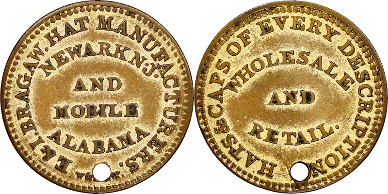 (1830s) Token HT-207A, Newark NJ