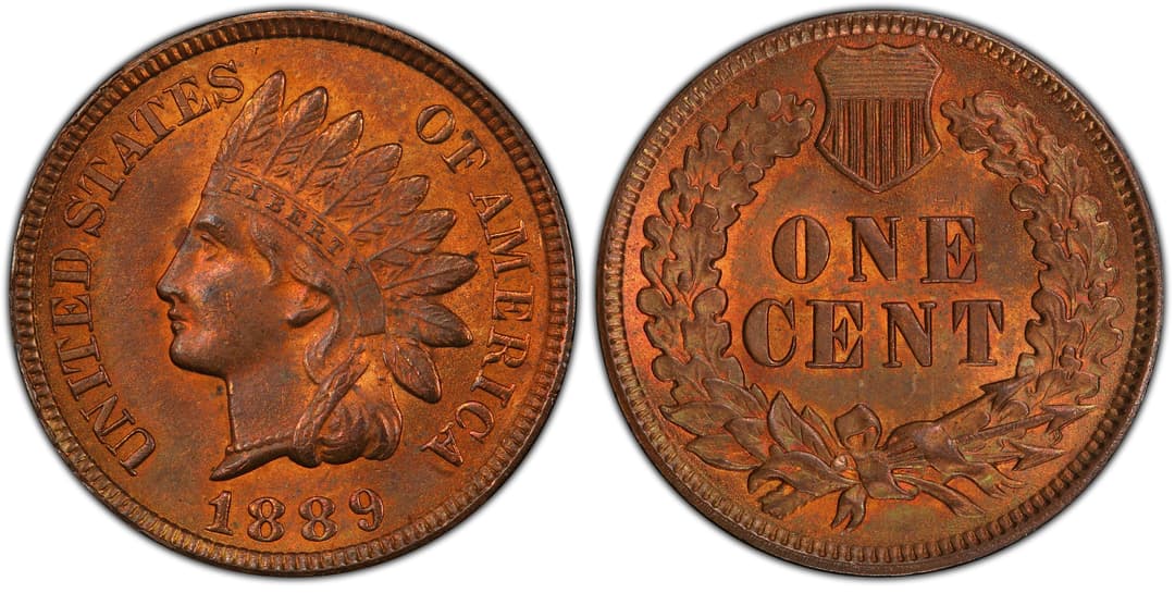 1889 Doubled Die Reverse WDDR-001