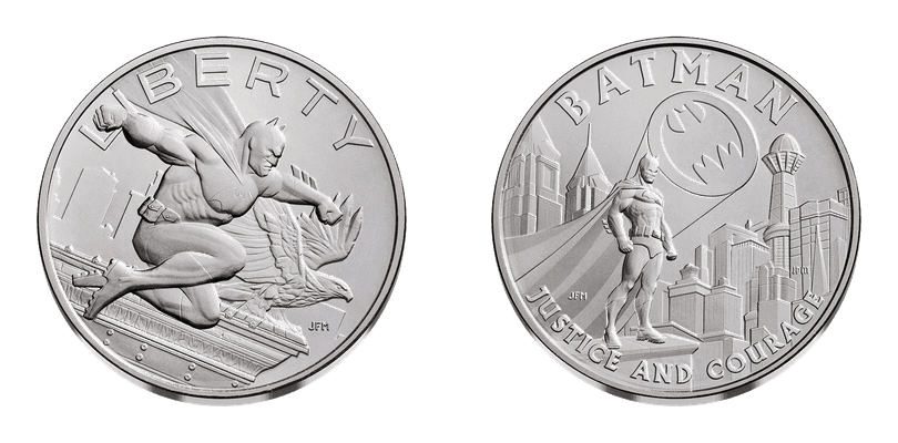 2025 Comic Art Batman One Ounce Silver Medal