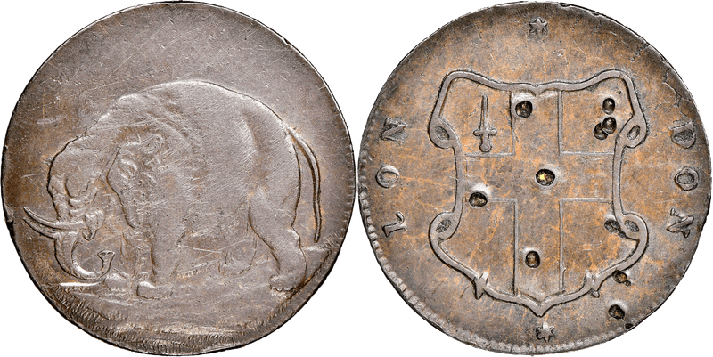 (1694) Token Elephant - LON DON