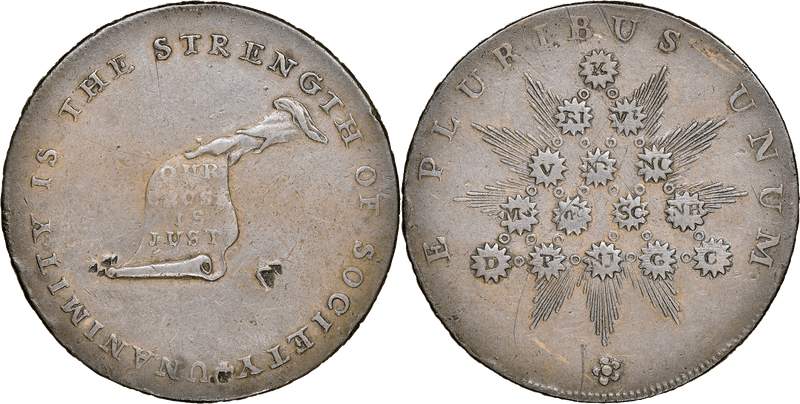 1790 Kentucky Half Penny Token - Birmingham Edge