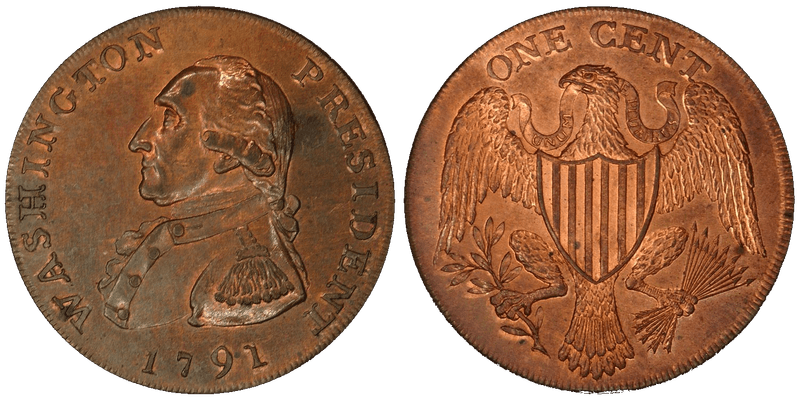 1791 Colonials coin
