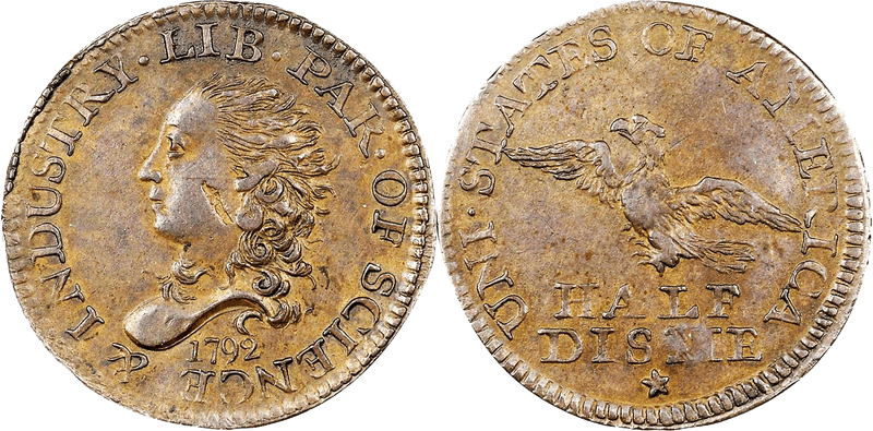 1792 Half Dime Patterns