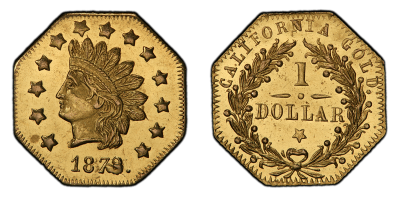 1873/2 Gold Dollar - BG-1121