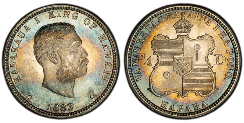 1883 Hawaiian Quarter