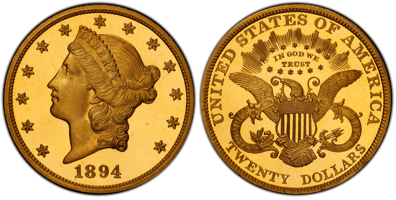 1894 Proof Liberty Head Double Eagle