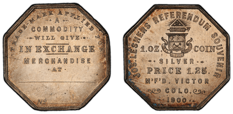 Lesher (Colorado) Dollars (1900-1901) series coin