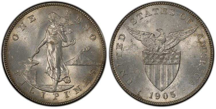 1905 Philippine Peso