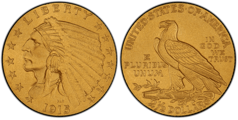 1915 Proof Indian Head Quarter Eagle