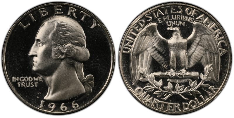 1966 Washington Quarter