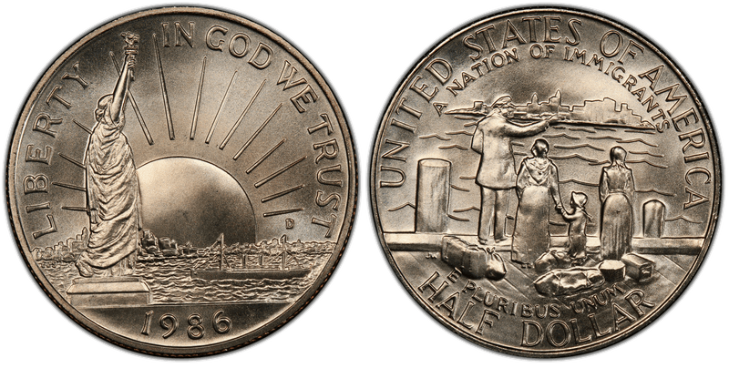 1986 Statue of Liberty Centennial Commemorative Half Dollar