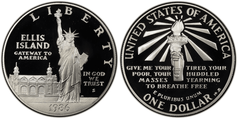 1986 (S) Proof Statue Of Liberty Dollar