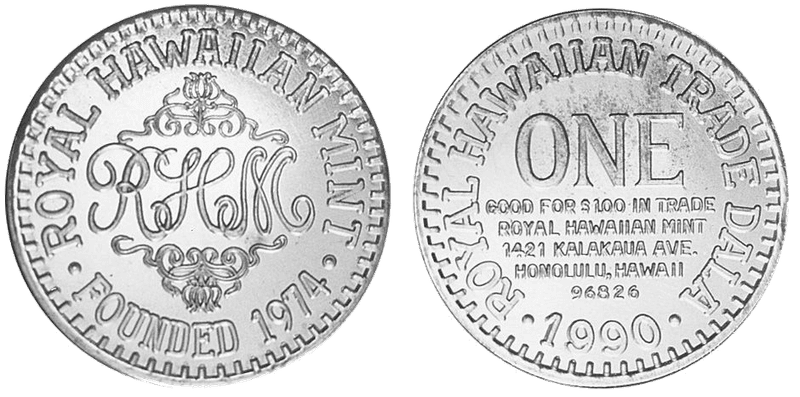1990 Hawaiian Trade Dala