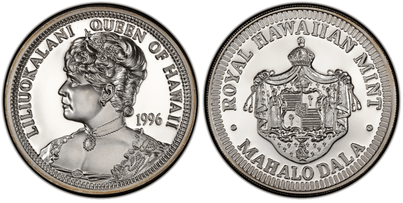 1996 Hawaiian Mahalo Dala - X#16 Variant, Silver