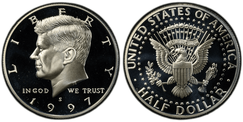 1997 (S) Proof Silver Kennedy Half Dollar