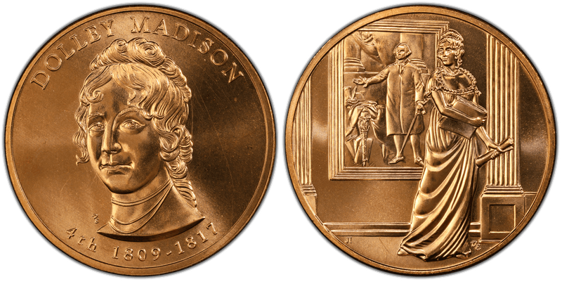 (2007) First Spouse Bronze Medal - Dolley Madison