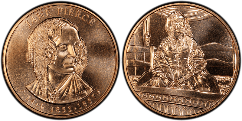 (2010) First Spouse Bronze Medal - Jane Pierce