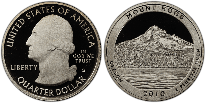 2010 (S) Proof Mount Hood National Park Quarter