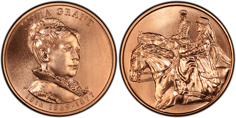 (2011) First Spouse Bronze Medal - Julia Grant