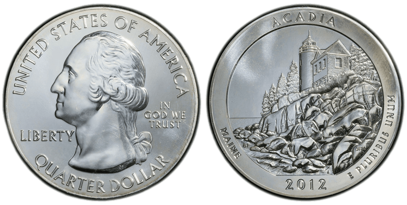2012 5 oz. ATB Silver Quarter