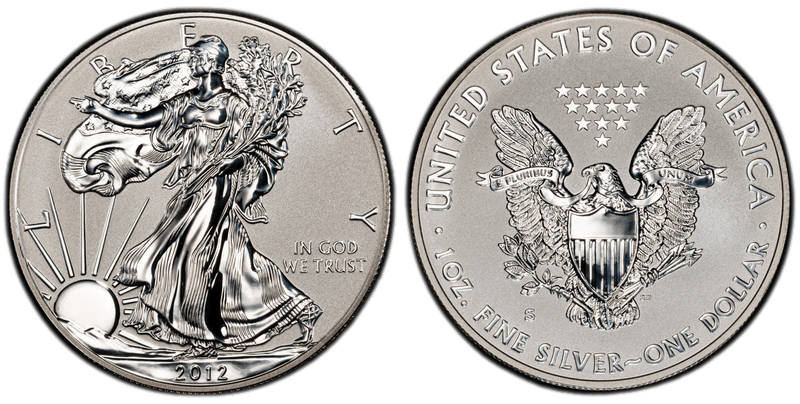2012 (S) Reverse Proof Silver Eagle