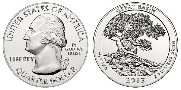 2013 5 oz. ATB Silver Quarter