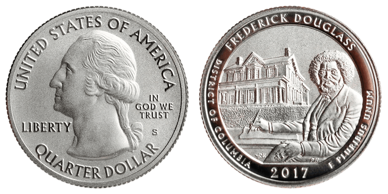 2017 (S) Frederick Douglas Quarter - Enhanced Uncirculated