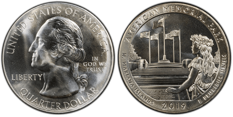 2019 5 oz. ATB Silver Quarter