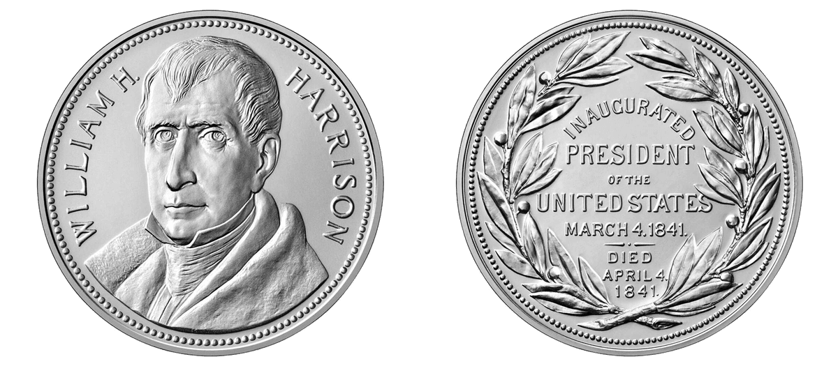 (2021) Presidential Silver Medal - William Henry Harrison