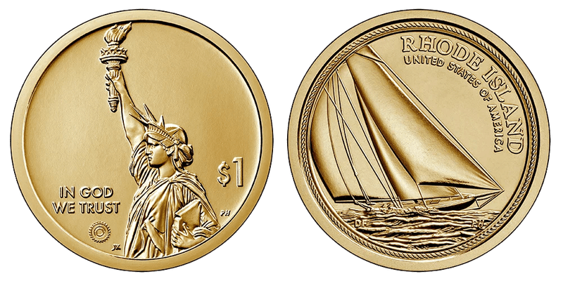 2022 (P) American Innovation Dollar - Rhode Island, Position A