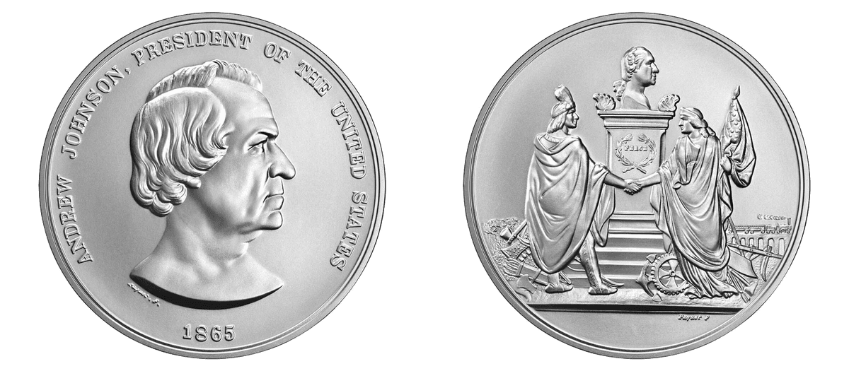 (2023) Presidential Silver Medal - Andrew Johnson