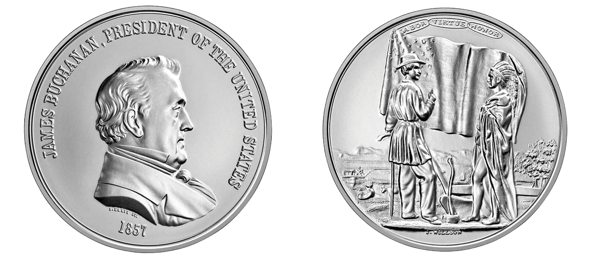 (2023) Presidential Silver Medal - James Buchanan