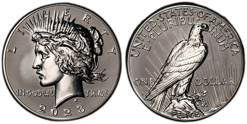 2023 (S) Reverse Proof Peace Dollar