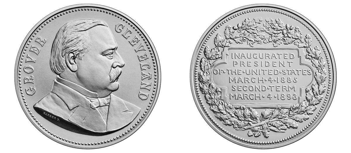 (2024) Presidential Silver Medal - Grover Cleveland